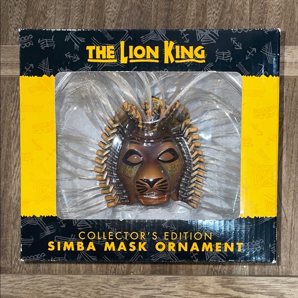 Disney | Other | Disney The Lion King Simba Mask Ornament Brown And ...